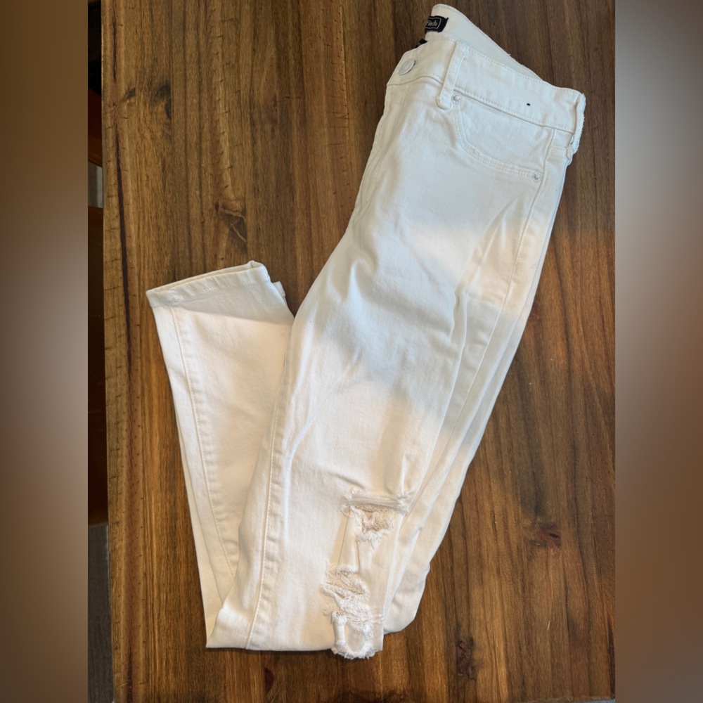 Abercrombie & Fitch Signature Collection White Jeans